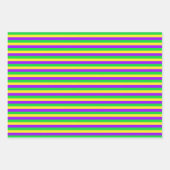 Happy Mardi Gras Masken Beads 3 Koordination Geschenkpapier Set (Vorderseite 2)