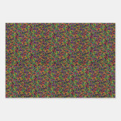 Happy Mardi Gras Masken Beads 3 Koordination Geschenkpapier Set (Vorderseite 3)