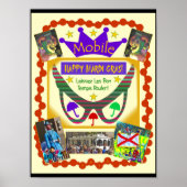 Happy Mardi Gras Mobile Poster (Vorne)