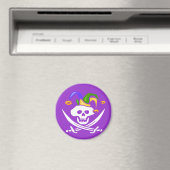 Happy Mardi Gras Pirate Magnet (In Situ (Geschirrspüler))