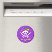Happy Mardi Gras Pirate Magnet (In Situ (Geschirrspüler))