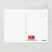 Happy Mardi Gras Postkarte (Rückseite)