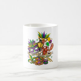 Happy Mardi Gras Tasse