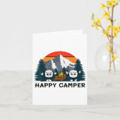 Happy Marshmallow Camper Ba Karte (Gelbe Blume)