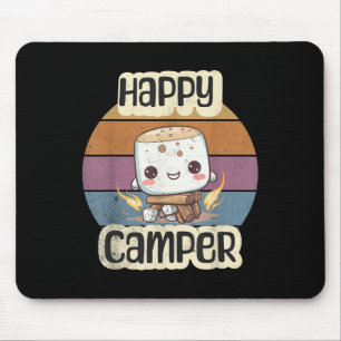 Happy Marshmallow Camper Niedlich Girls Kinder Cam Mousepad