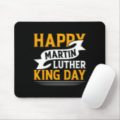 Happy Martin Luther King Day Sticker Mousepad (Mit Mouse)