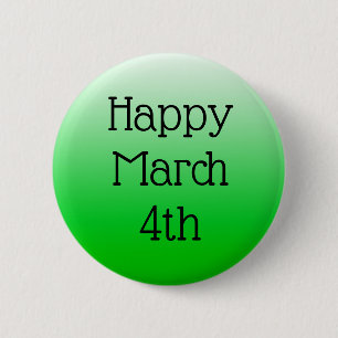 Happy März 4. Schaltfläche Button