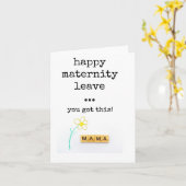Happy Mat Verlass, du Got diese Mama Card Karte (Gelbe Blume)