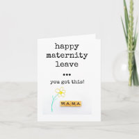 Happy Mat Verlass, du Got diese Mama Card