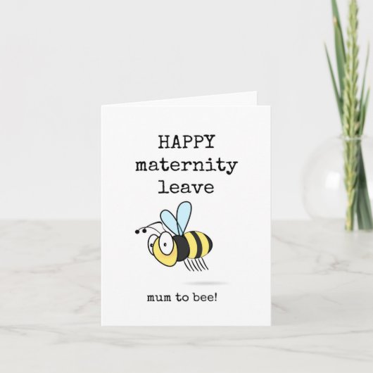 Happy Maternity Verlass, Mama to Bee Karte (Vorderseite)