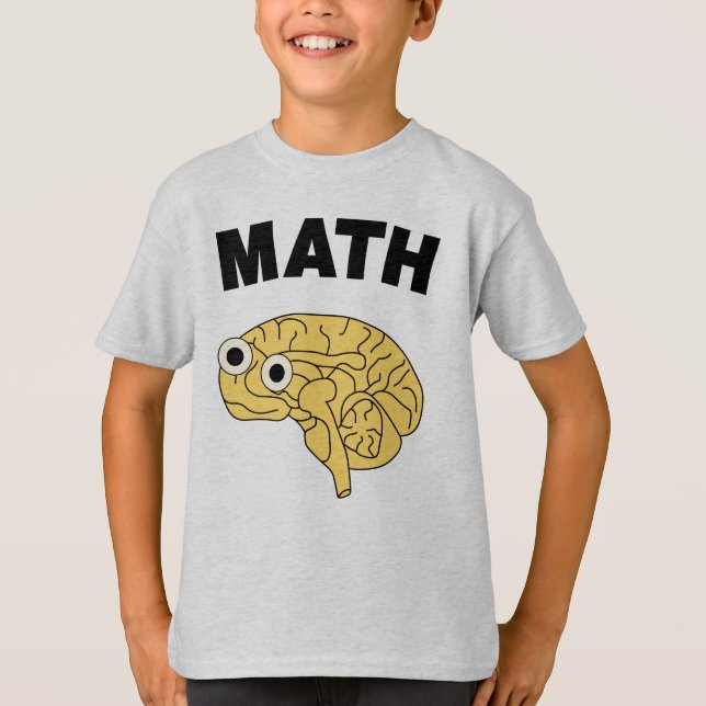Happy Math Brain T-Shirt (Vorderseite)