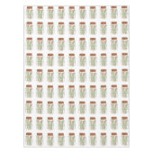 Happy Mauon Jar und Strohhalm Picknickdecke Tischdecke (Vorderseite)