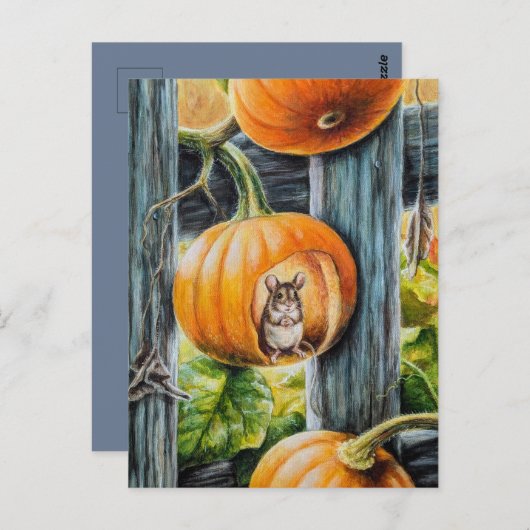 Happy Maus Postkarte (Vorne/Hinten)