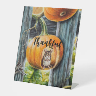 Happy Maus Sockelschild