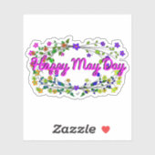 Happy May Day Aufkleber (Blatt)