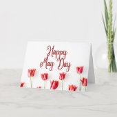 Happy May Day Karte (Vorderseite)