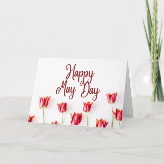 Happy May Day Karte (Vorderseite)