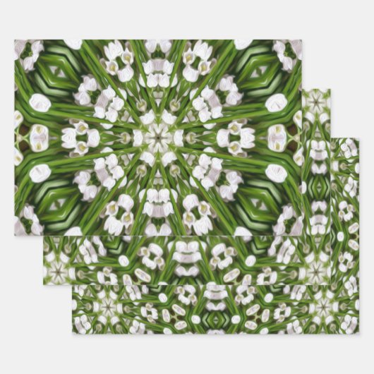 Happy May lily Muster Geschenkpapier Set (Set)