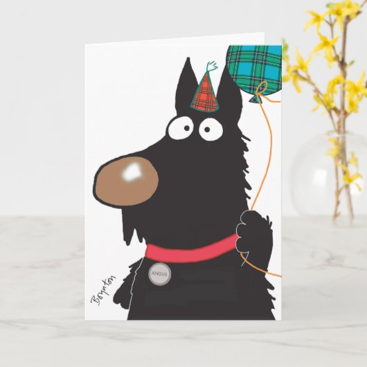 HAPPY McBIRTHDAY Karte (Gelbe Blume)