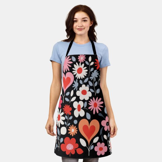 Happy MCM Blume Schürze (Getragen)