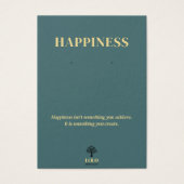 Happy Meaningful Earring Juwelier Display Card (Vorderseite)