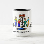 Happy Mechanics Day Tasse - Mechanik von Männern u (Zentrum)