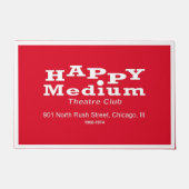 Happy Medium Theater Club, Rush St, Chicago, IL Fußmatte (Vorderseite)