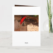 Happy Meerkat Birthday Grußkarte Karte (Rückseite)