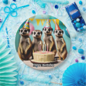 Happy Meerkat Birthday, Pappteller (Party)