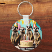 Happy Meerkat Birthday, Schlüsselanhänger (Vorderseite)