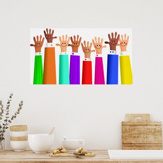 Happy Meeting Poster (Küche)