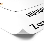 Happy Mellow Poster (Ecke)