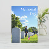 Happy Memorial Day Einladung (Stehend Vorderseite)