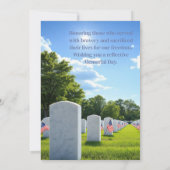 Happy Memorial Day Einladung (Rückseite)