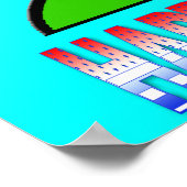 Happy Memorial Day - Flag Gravestone Poster (Ecke)