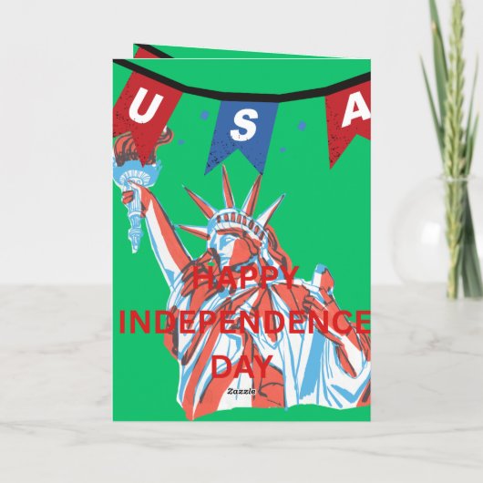 HAPPY MEMORIAL DAY KARTE (Rückseite)