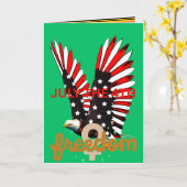 HAPPY MEMORIAL DAY KARTE (Gelbe Blume)