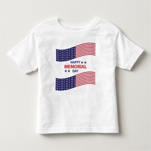 Happy Memorial Day Kleinkind T-shirt (Vorderseite)