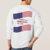 Happy Memorial Day Long Sleeve T - Shirt (Rückseite)