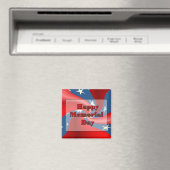 Happy Memorial Day Magnet (In Situ (Geschirrspüler))