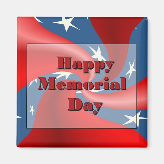 Happy Memorial Day Magnet (Vorne)