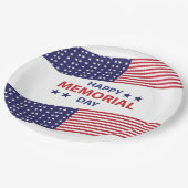 Happy Memorial Day Paper Tellers Pappteller (Schrägansicht)