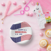 Happy Memorial Day Pappteller (Party)
