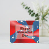 Happy Memorial Day Postkarte (Stehend Vorderseite)