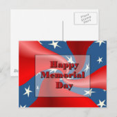 Happy Memorial Day Postkarte (Vorne/Hinten)