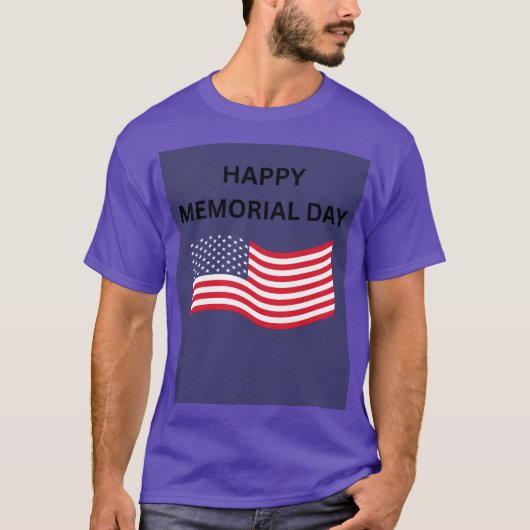 HAPPY MEMORIAL DAY T-Shirt (Vorderseite)