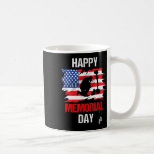 Happy Memorial Day Usa Flag American Patriotic Kaffeetasse