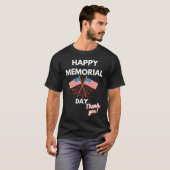 Happy Memorial Day Veterans T-Shirt (Vorne ganz)