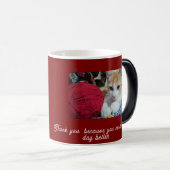 Happy Meow Day ,Cat Lovers Verwandlungstasse (VorderseiteRechts)