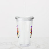 Happy Meow-o-ween - Black Hexenkatze Acryltrinkbecher (Rechts)